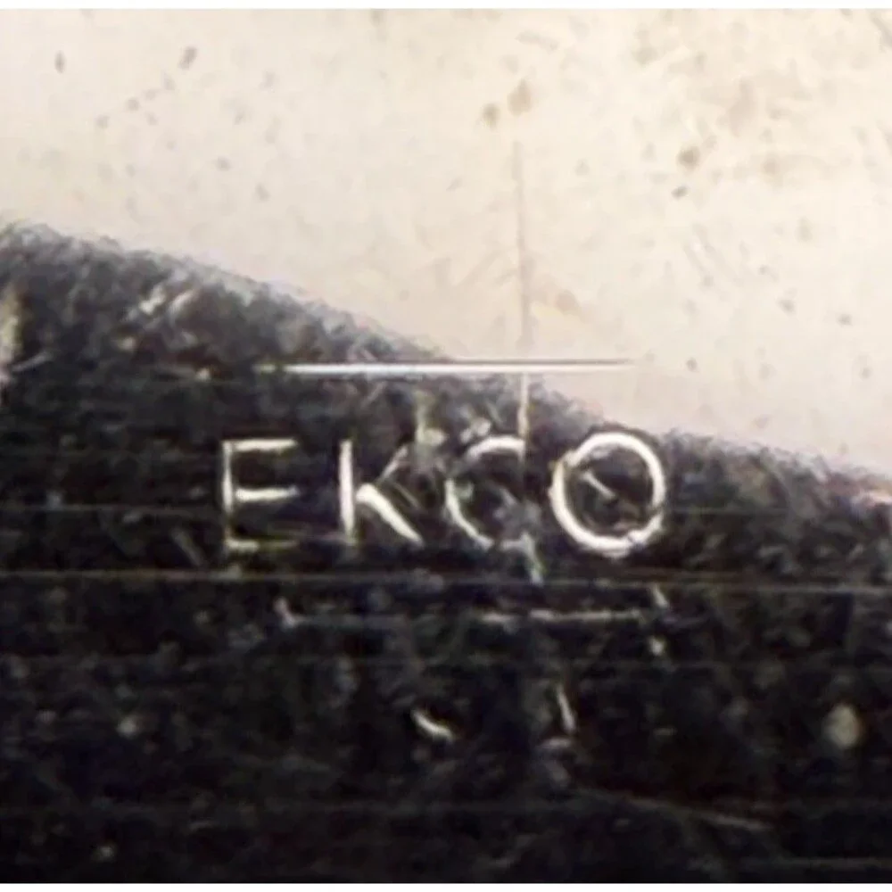 Vintage Ekco USA Cheese Plane Hand Slicer Black‎ Plastic Handle 9